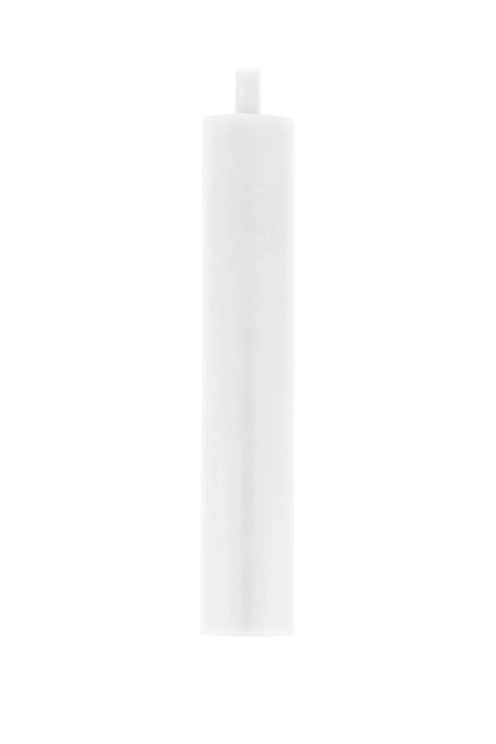 zusss 4 rustieke kaarsjes 12cm wit