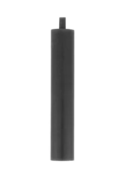 zusss 4 rustieke kaarsjes 12cm zwart