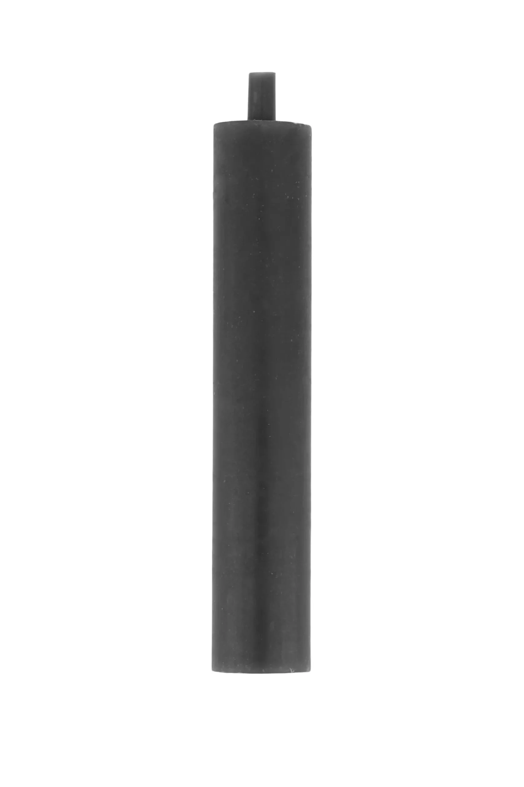 zusss 4 rustieke kaarsjes 12cm zwart