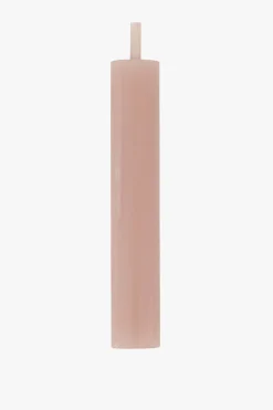 zusss 4 rustieke kaarsjes 12cm terra roze