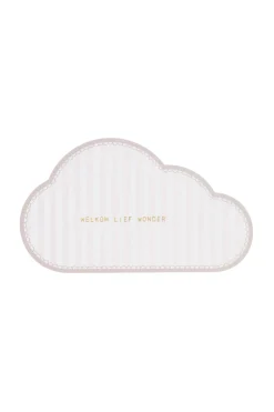 zusss ansichtkaart wolk welkom wit/zand