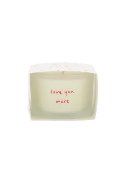 zusss geurkaars in wikkel love you more wit/rood
