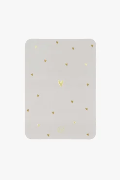 zusss kaart ronde hoeken hartjes wit/goud