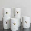 zusss koffiemok goud hartje (set van 6)