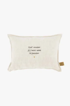 zusss kussen lief klein wonder 25x35cm peper en zout