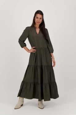 zusss maxi jurk antracietgrijs