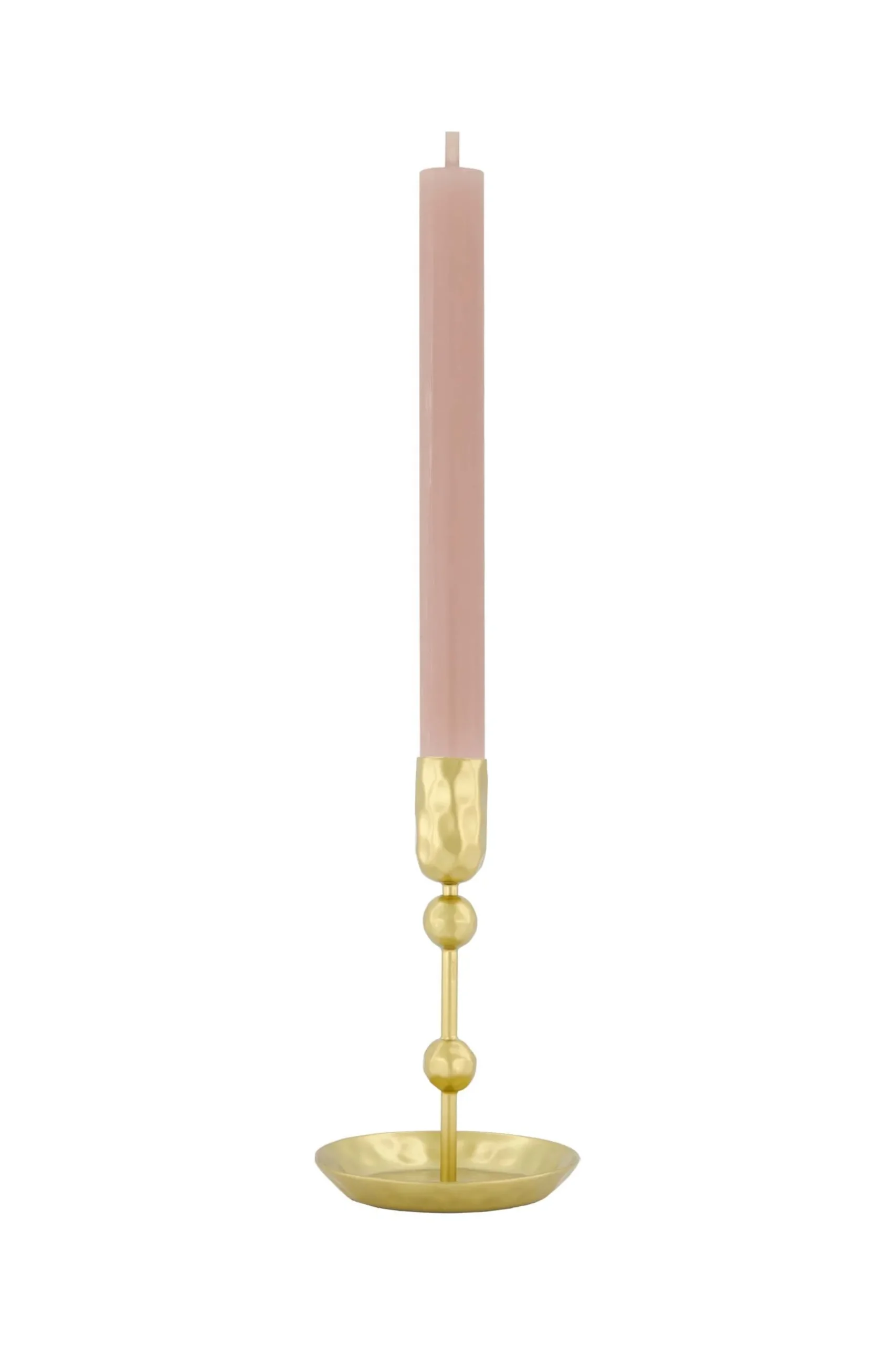 zusss metalen kandelaar 15cm goud