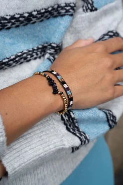 zusss miyuki armbandje streepje multicolor