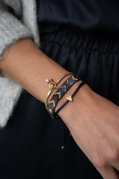 zusss miyuki armbandje zigzag multicolor