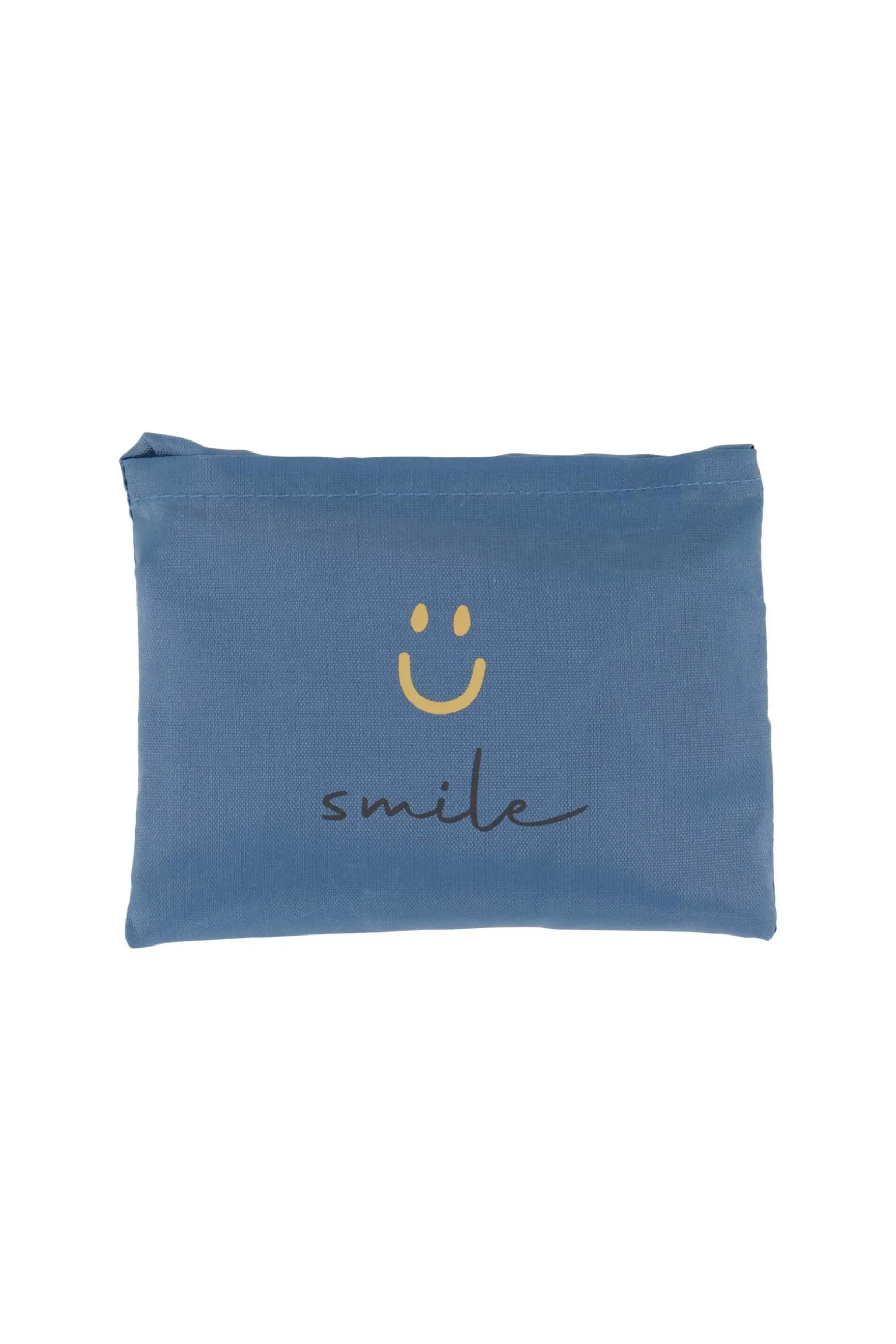zusss opvouwbaar boodschappentasje smile grijsblauw