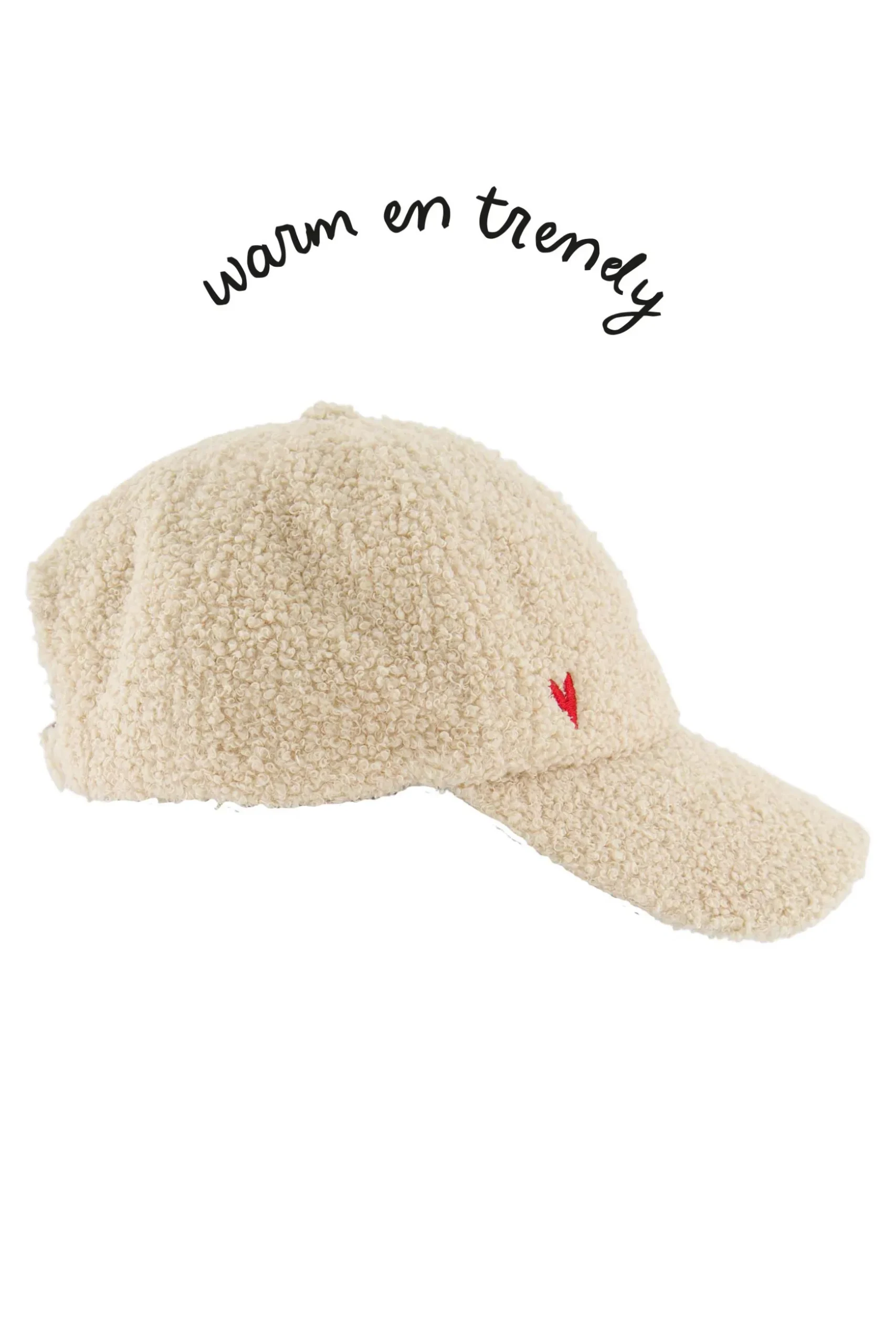 zusss teddy cap creme