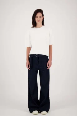 zusss trui met boothals off white